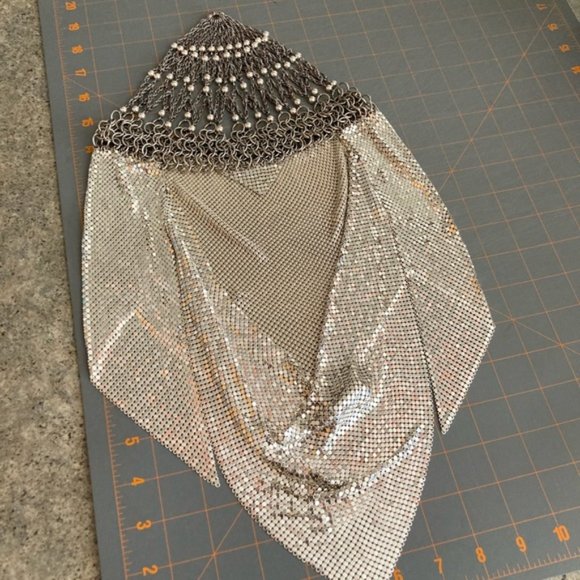 Headdress Vintage Chain Mail EUC main image 8